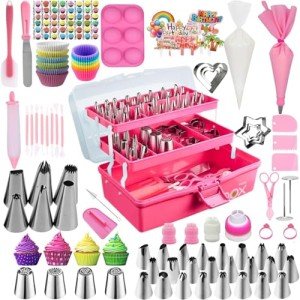 274-Piece Cake Decorating Tools Kit (Pink)