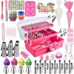 274-Piece Cake Decorating Tools Kit (Pink)