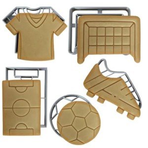 Soccer Cookie Cutter Set for Fun Baking