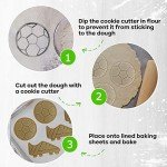 Soccer Cookie Cutter Set for Fun Baking