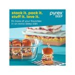 Pyrex 3-Piece Glass Baking Dish Set with Lids