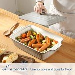 Lovecasa 4.5 Quart Nonstick Casserole Dish