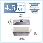 Lovecasa 4.5 Quart Nonstick Casserole Dish