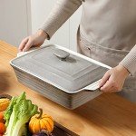 Lovecasa 4.5 Quart Nonstick Casserole Dish
