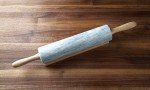 Fox Run Marble Rolling Pin with Wooden Cradle