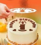 15-Piece Floral Cake Decorating Stencil Set