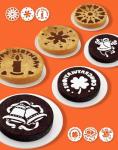 15-Piece Floral Cake Decorating Stencil Set