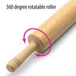 Farberware Classic 17.75 Inch Wood Rolling Pin