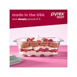 Pyrex 3-Piece Glass Baking Dish Set with Lids