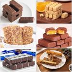 2-Pack Rectangle Silicone Molds for Granola Bars