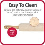 Good Cook Classic Wooden Rolling Pin 17-Inch