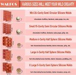 Silicone Semi Sphere Molds for Baking and Chocolate