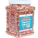 Natural Dye-Free Rainbow Sprinkles - 1.5 Pounds