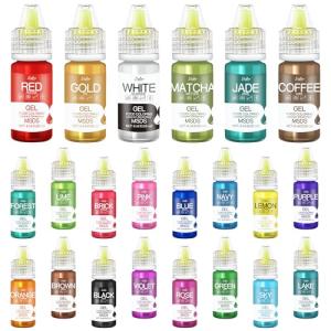 Vivid Gel Food Coloring Set - 22 Colors