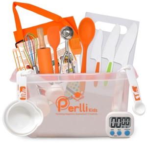 Kids Cooking & Baking Set – 31 Piece Junior Chef Kit