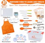 Kids Cooking & Baking Set – 31 Piece Junior Chef Kit