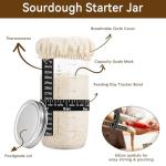 Sourdough Starter Kit with Baking Essentials 26 PCS