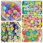 42-Piece Silicone Baking Molds for Cupcakes & Donuts