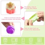 42-Piece Silicone Baking Molds for Cupcakes & Donuts