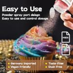 Luster Dust Edible Glitter Set - 4 Colors