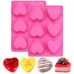 Heart-Shaped Silicone Mold for Baking and Candy