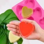 Heart-Shaped Silicone Mold for Baking and Candy