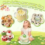 5-Piece Round Piping Tip Set for Baking