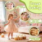 5-Piece Round Piping Tip Set for Baking