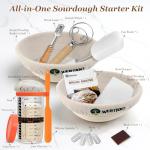 Complete Sourdough Baking Starter Kit with Tools