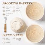 Complete Sourdough Baking Starter Kit with Tools