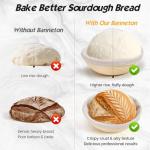 Banneton Proofing Baskets Set for Sourdough Baking