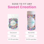 Unicorn Rainbow Jimmies Sprinkle Mix - 4oz