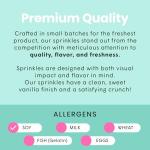 Unicorn Rainbow Jimmies Sprinkle Mix - 4oz