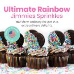Unicorn Rainbow Jimmies Sprinkle Mix - 4oz
