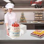 20-Pack 12-Inch White Cake Boxes with Boards