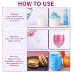 Rainbow Edible Glitter Spray - 4 Color Set