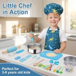 42-Piece Kids Cooking and Baking Play Set