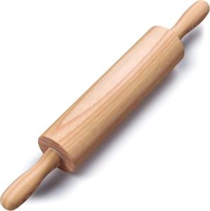 HelferX 17.6-Inch Wooden Rolling Pin for Baking