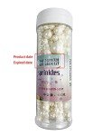 White Edible Pearl Sugar Sprinkles for Baking