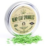 Hemp Leaf Edible Sprinkles for Cakes & Ice Cream