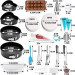 540-Piece Cake Decorating Kit with Tools and Pans