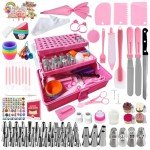 359-Piece Cake Decorating Kit with Piping Tips
