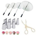 Cake Decorating Tool Kit with Icing Nozzles and Nails
