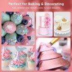 Metallic Edible Luster Dust Set - 4 Colors