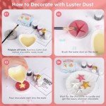 Metallic Edible Luster Dust Set - 4 Colors