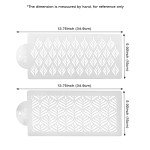 6-Piece Floral Cake Decorating Stencil Set