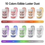Edible Glitter Shimmer Dust for Baking & Drinks