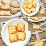 4-Piece Cookie Stencil Set for Cake Decorating