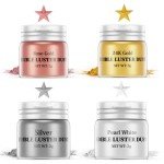 Metallic Edible Luster Dust Set - 4 Colors