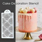 6-Piece Floral Cake Decorating Stencil Set